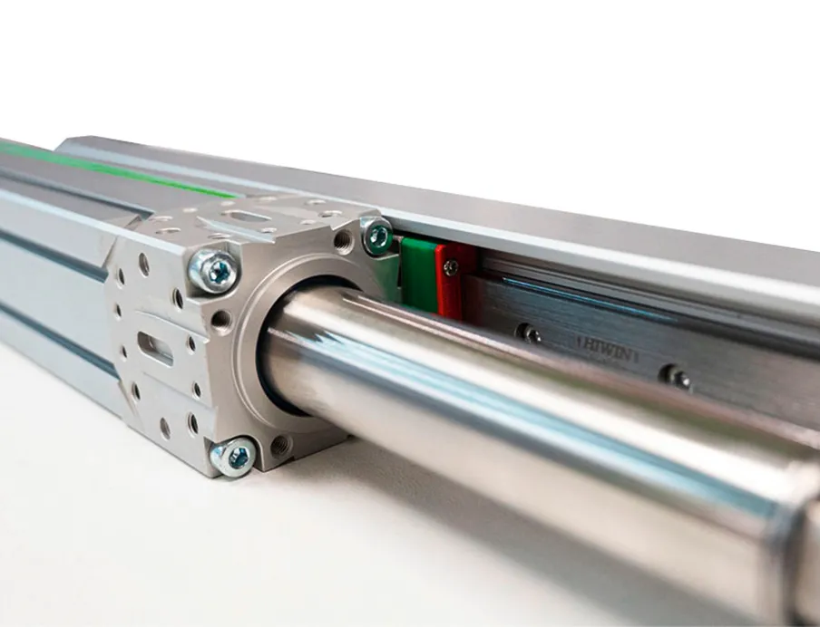 Der neue Elektrozylinder von Hiwin mit hoher Kraftdichte, Präzision und Modularität