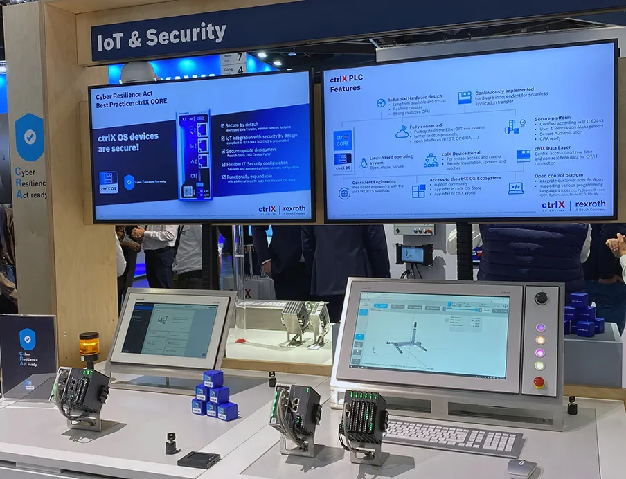  Bosch Rexroth zeigt auf der SPS in Nürnberg die Neuheiten rund um das Automatisierungssystem „ctrlX AUTOMATION“