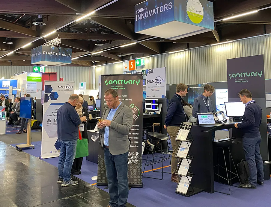 Start-up-Area und der „young INNOVATORS“-Stand für junge Unternehmen auf der SPS 2025