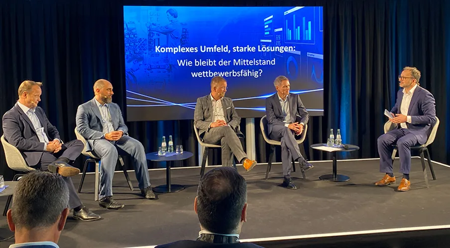 Panel-Diskussion über die Zukunft des deutschen Mittelstands