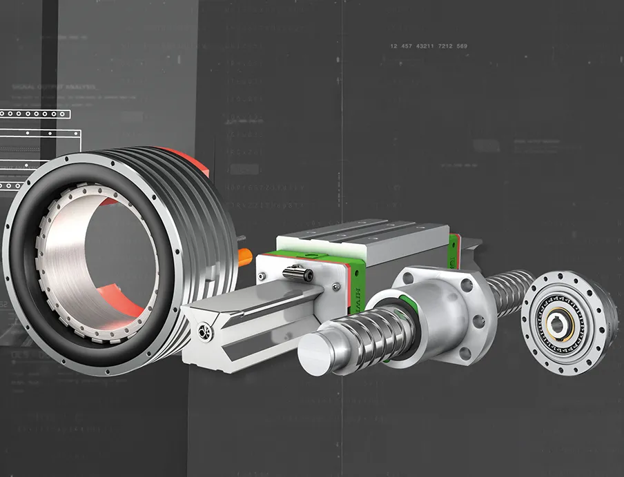  Im Fokus stehen der für den AMB Award nominierte Torquemotor „TM-5“, die UR-Rollenführung sowie weitere robuste Komponenten für hohe Lasten und Präzision