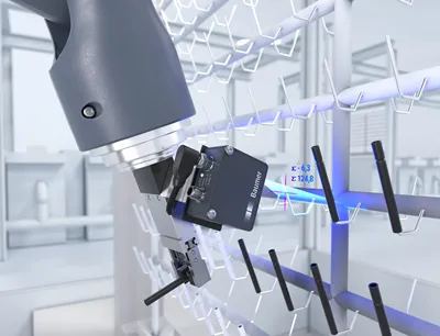 Beispiel Gestellbestückung: Mittels Profilanalyse können die smarten 2D-Profilsensoren der OX-Serie eine Vielzahl anspruchsvoller Positionieraufgaben besonders wirtschaftlich lösen