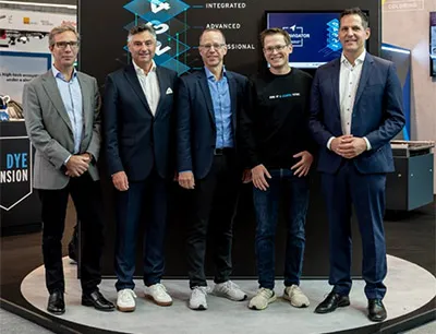 Siemens, Dyemansion, BASF Forward AM, EOS und HP gründen Initiative „AM I Navigator“, Bild: Siemens Gründungsmitglieder der Initiative „AM I Navigator“