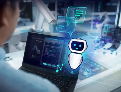 Der generative KI-basierte Assistent Siemens Industrial Copilot vereinfacht die Automatisierung im Engineering-Bereich, Bild: Siemens Generativer KI-basierter Assistent erleichtert Automatisierung