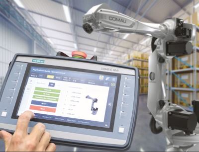 Mit der Comau Next Generation Programming Platform und Siemens Simatic Robot Library können Unternehmen Comau-Roboter mit Siemens-Software und -Systemen leicht programmieren und steuern