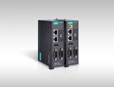 Das Gateway AIG-100 lässt sich nahtlos mit U-Port- und IO-Logik-Geräten von Moxa integrieren