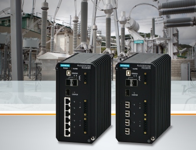 Siemens erweitert sein Ruggedcom-Portfolio um zwei neue kompakte Ethernet Switches
