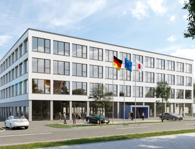 Yaskawa baut in Hattersheim bei Frankfurt/Main eine neue Unternehmenszentrale für Europa. Die Einweihung ist für Ende 2022 geplant