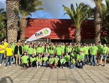 Das B&R Team auf Gran Canaria: Die internationalen Talente kommen u.a. von der Hochschule Kempten, der Hochschule Bremerhaven, der FH Aachen und der Universität Genua