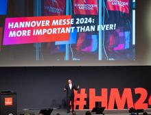 Dr. Jochen Köckler, Vorstandsvorsitzender Deutsche Messe auf der Hannover Messe Preview 2024