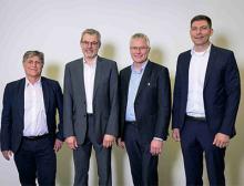Auf der Mitgliederversammlung der PNO in Hannover wurde der Vorstand neu gewählt, v.l.n.r.: Frank Moritz, Xaver Schmidt, Harald Müller, Felix Hackelöer