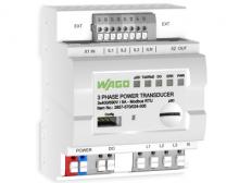 Mit dem neuen 3-Phasen-Leistungsmessumformer von Wago lassen sich elektrische Versorgungsnetze überwachen